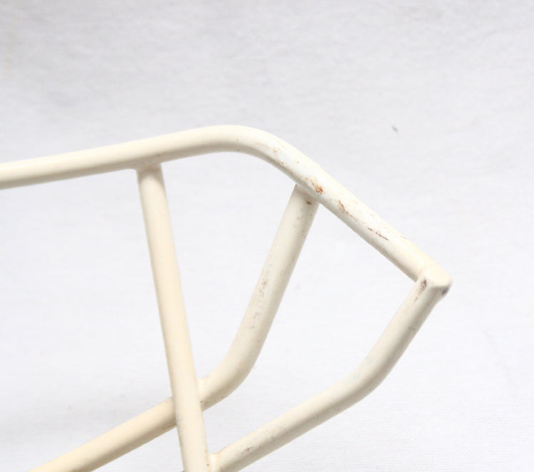 Rare 1980s White Schutt OPO Thin Wire Football Helmet Facemask