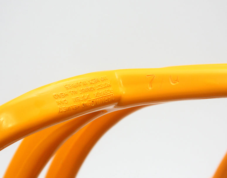 Vintage Riddell Kra-Lite NOPO Football Helmet Facemask - Yellow Gold