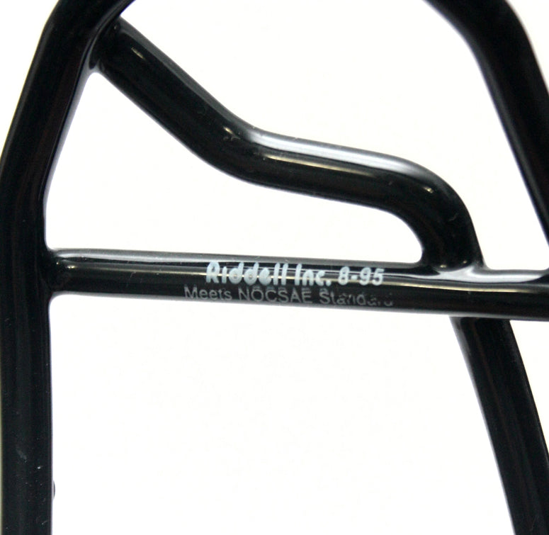 Vintage Game Used 1995 Riddell OPO Football Helmet Facemask - Black