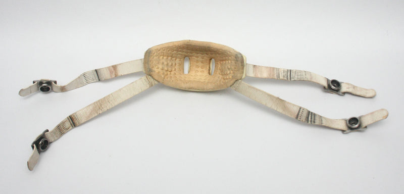 Game Used Vintage Riddell Low Hook Hard Cup Football Helmet Chinstrap