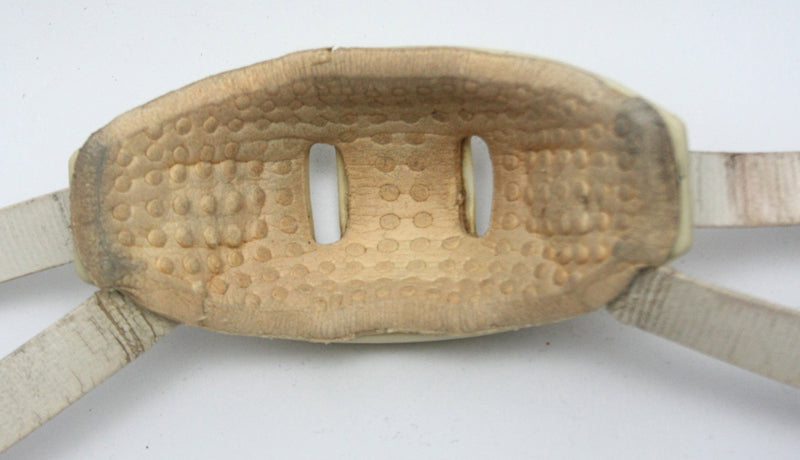 Game Used Vintage Riddell Low Hook Hard Cup Football Helmet Chinstrap