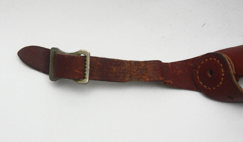 RARE Vintage 1940s 1950s Leather Two Point Football Helmet Chinstrap