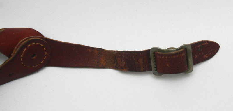 RARE Vintage 1940s 1950s Leather Two Point Football Helmet Chinstrap