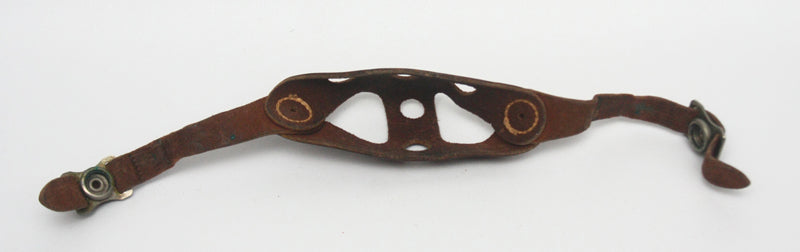 RARE Vintage 1940s 1950s Leather Two Point Football Helmet Chinstrap