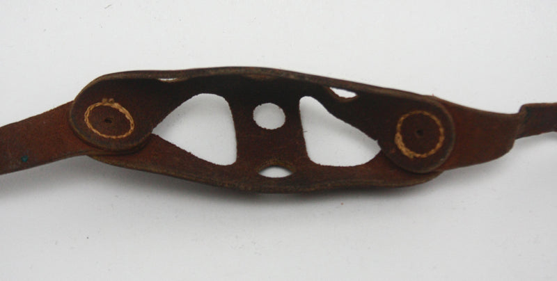 RARE Vintage 1940s 1950s Leather Two Point Football Helmet Chinstrap