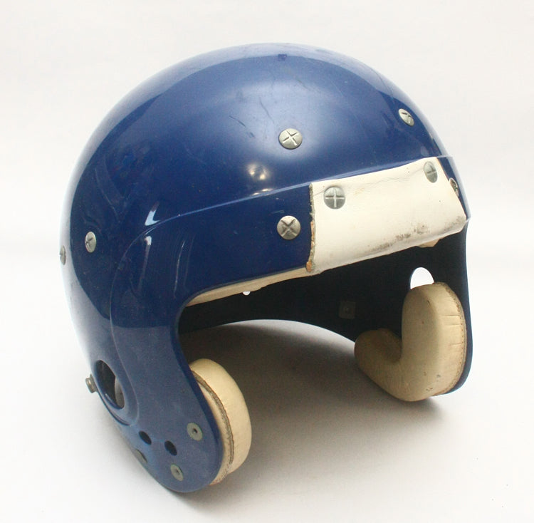 Ultra Rare Vintage 1980s Rawlings HND-9 Ridge Football Helmet w/ Leather Jawpads