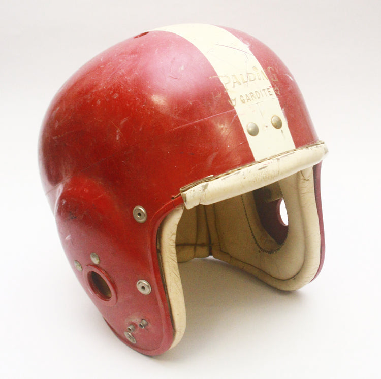 Game Used 1950s Alabama Crimson Tide Style Spalding Gardite Football Helmet