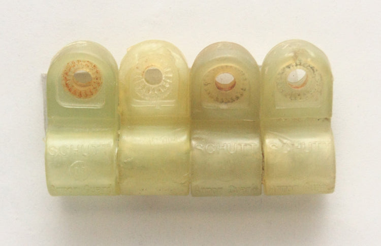 Vintage Game Used 1993 Schutt Football Helmet Facemask Clips 021925B