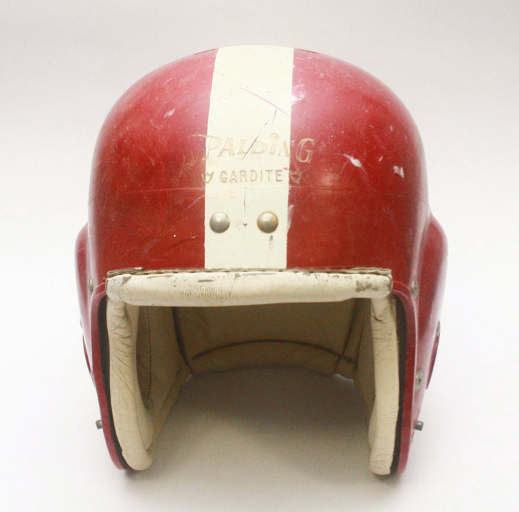 Game Used 1950s Alabama Crimson Tide Style Spalding Gardite Football Helmet