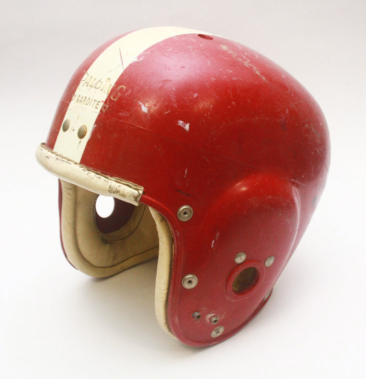 Game Used 1950s Alabama Crimson Tide Style Spalding Gardite Football Helmet
