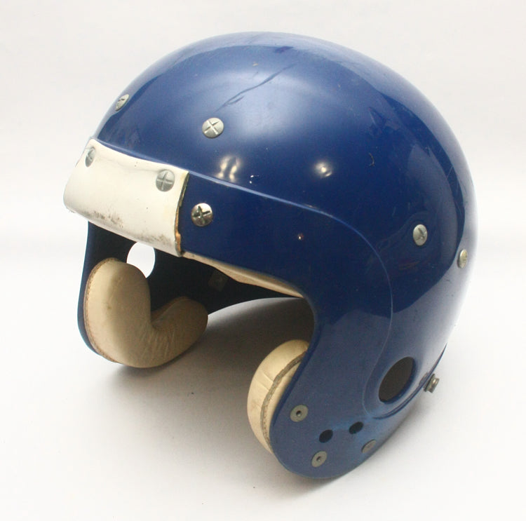 Ultra Rare Vintage 1980s Rawlings HND-9 Ridge Football Helmet w/ Leather Jawpads