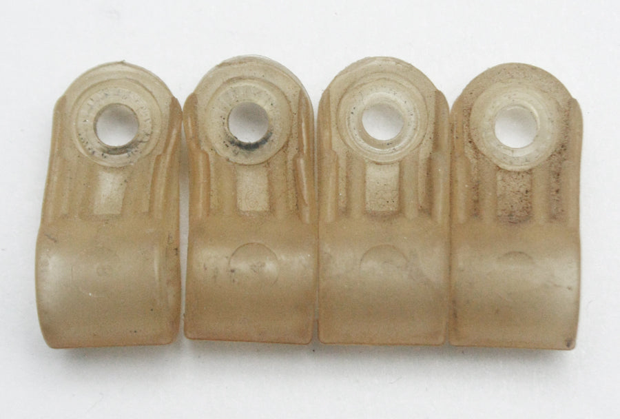 Vintage Game Used 1980s Football Helmet Facemask Clips 031026D