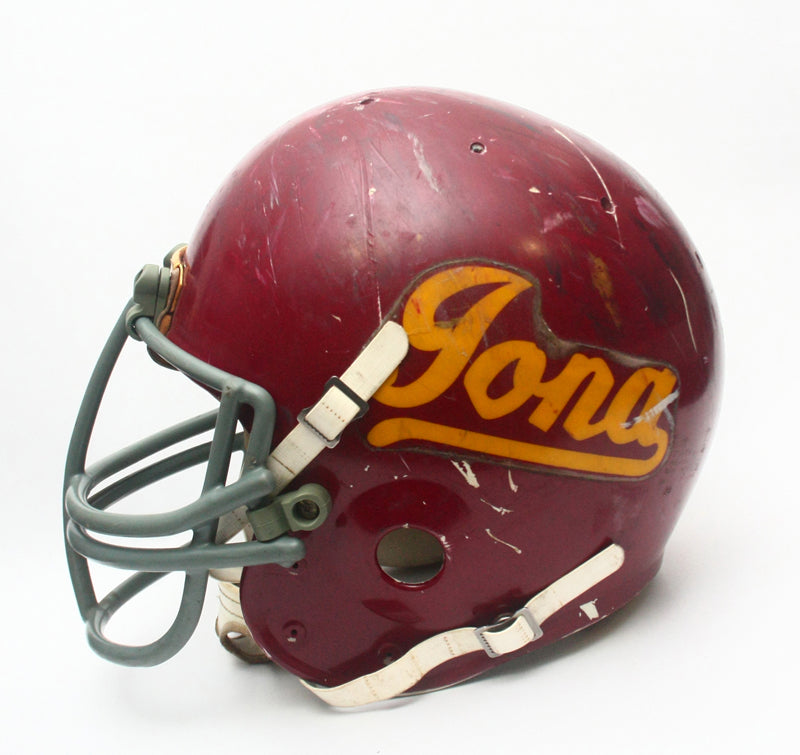 RARE Vintage Game Used 1984 Iona Gaels BIKE Air Power Football Helmet - Size L