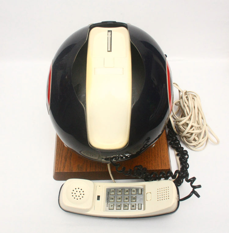 Rare 1980s Chicago Bears Draft Day Riddell Helmet Phone