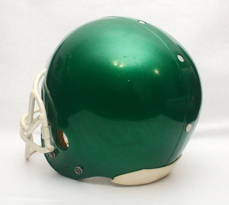 Vintage Game Used Riddell VSR4 Adult Medium Football Helmet - Green Metallic