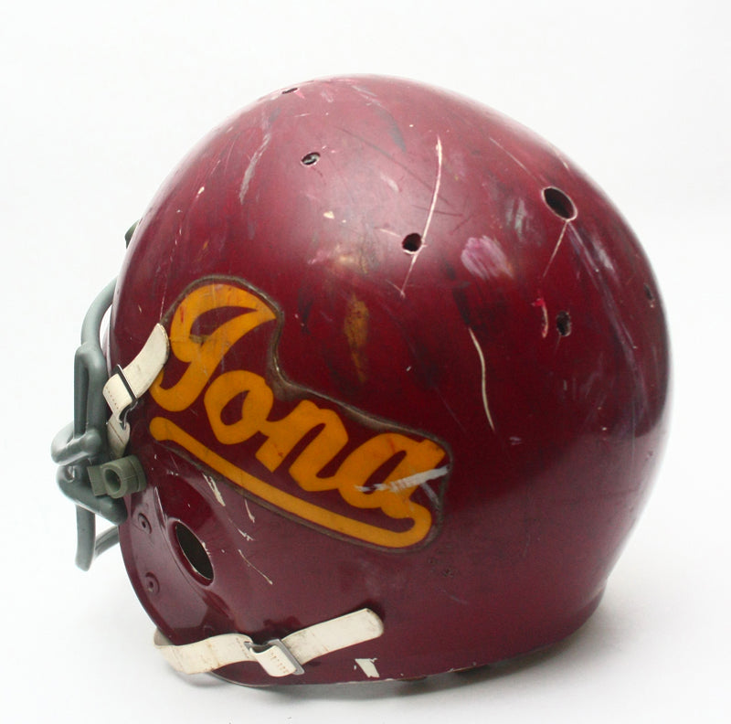 RARE Vintage Game Used 1984 Iona Gaels BIKE Air Power Football Helmet - Size L