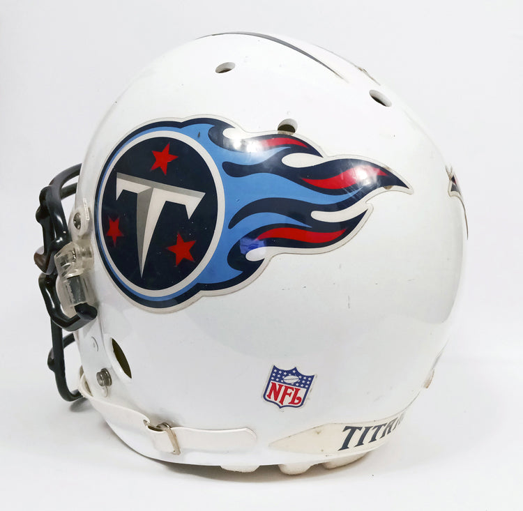 Vintage Game Used Tennessee Titans Schutt Air XL Football Helmet 1990s 2000s