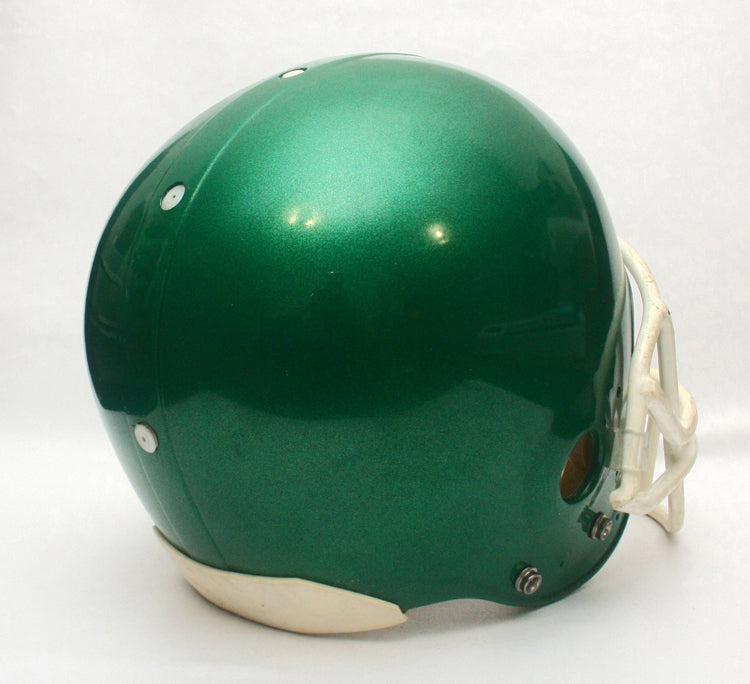 Vintage Game Used Riddell VSR4 Adult Medium Football Helmet - Green Metallic