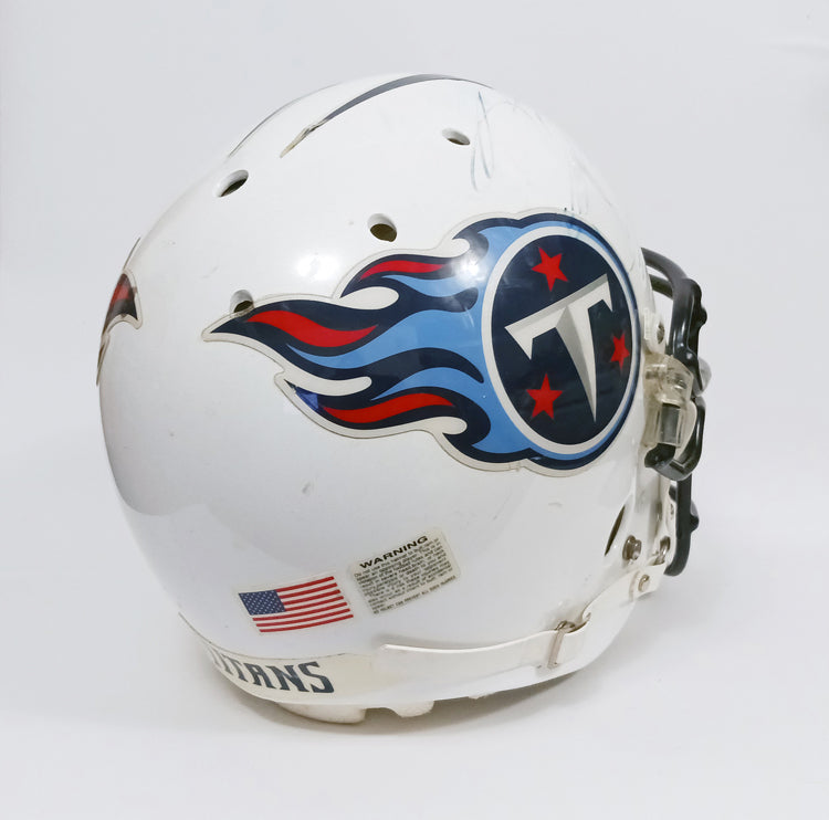 Vintage Game Used Tennessee Titans Schutt Air XL Football Helmet 1990s 2000s