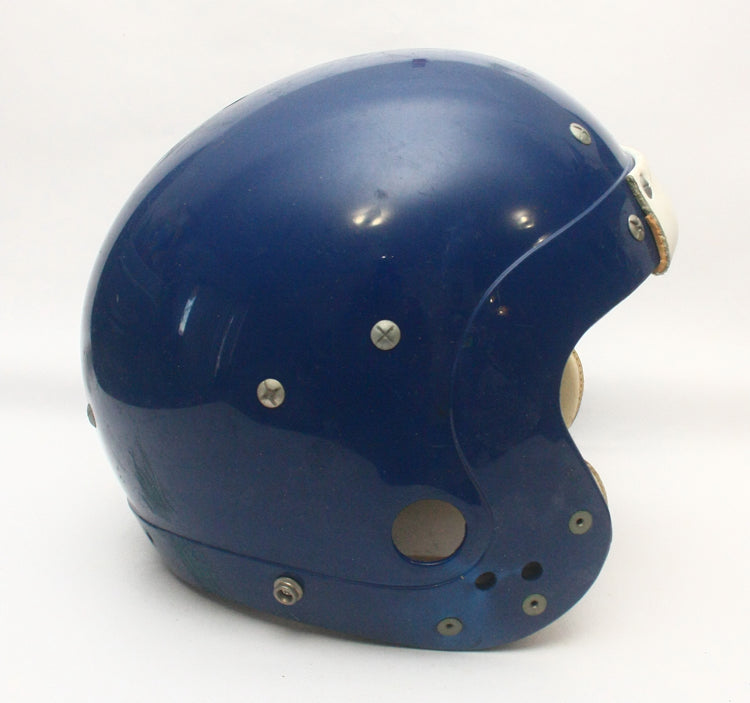 Ultra Rare Vintage 1980s Rawlings HND-9 Ridge Football Helmet w/ Leather Jawpads