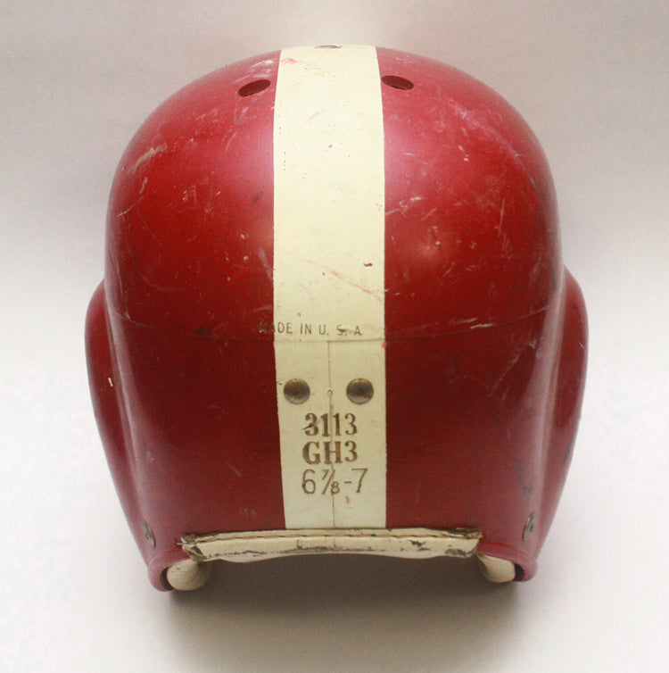 Game Used 1950s Alabama Crimson Tide Style Spalding Gardite Football Helmet