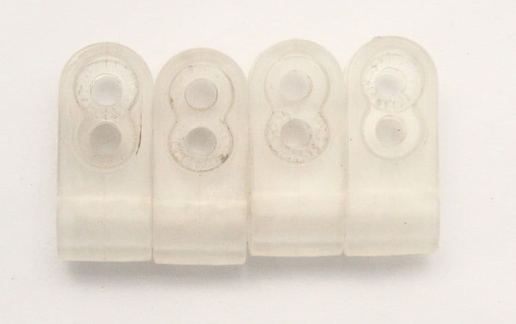 Vintage Game Used 1980s Riddell Football Helmet Facemask Clips 021925F