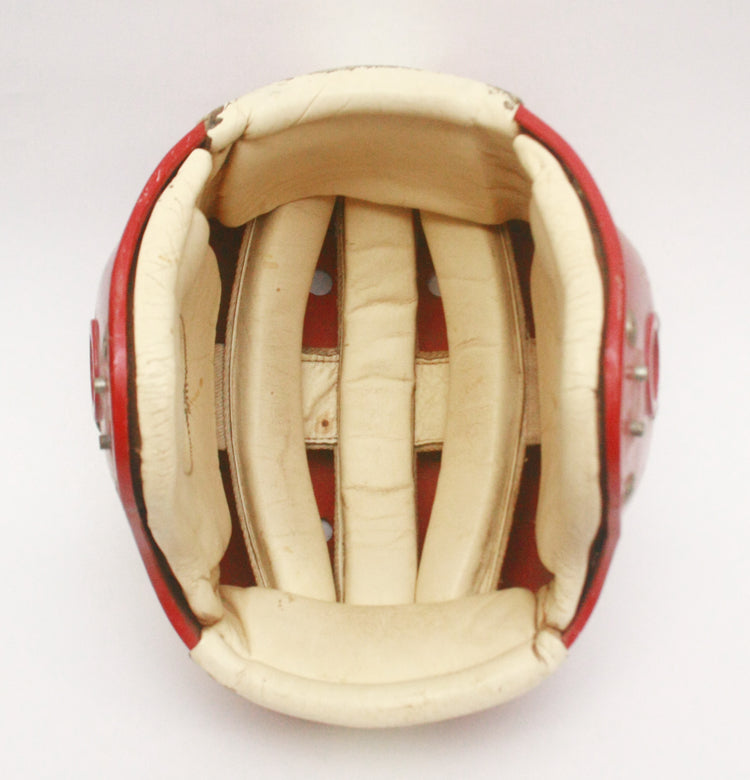 Game Used 1950s Alabama Crimson Tide Style Spalding Gardite Football Helmet