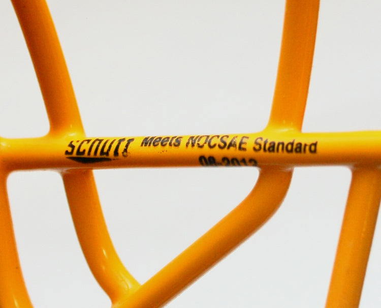 Rare NOS Schutt TROPO-SW Football Helmet Facemask - Yellow Gold