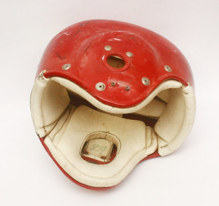 Game Used 1950s Alabama Crimson Tide Style Spalding Gardite Football Helmet