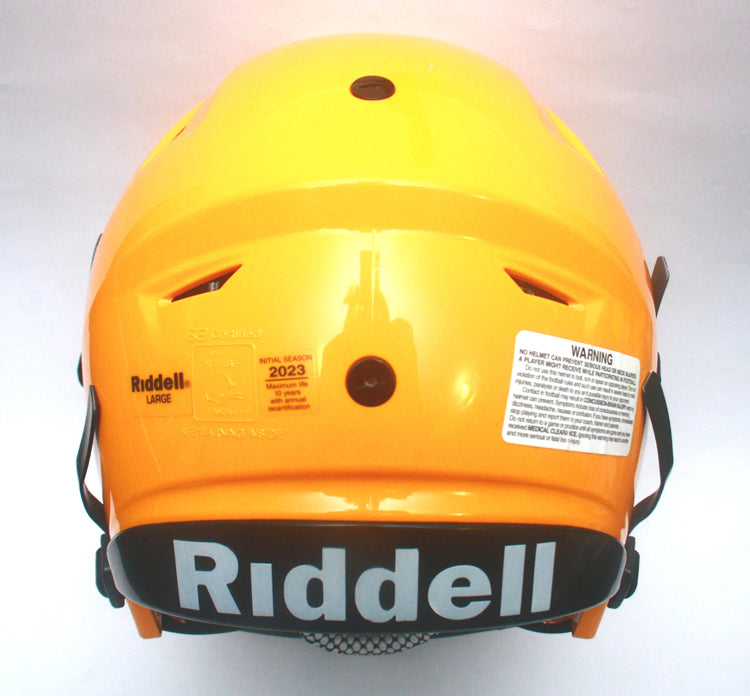 NOS 2023 Riddell SpeedFlex Adult Large Football Helmet - Packers Yellow & Black