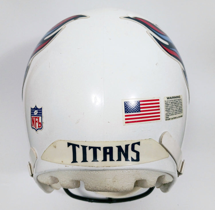 Vintage Game Used Tennessee Titans Schutt Air XL Football Helmet 1990s 2000s