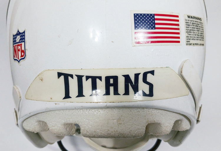 Vintage Game Used Tennessee Titans Schutt Air XL Football Helmet 1990s 2000s