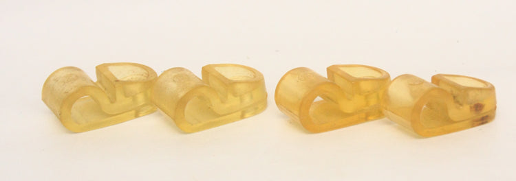 Vintage Game Used 1985 Schutt Football Helmet Facemask Clips 021925L