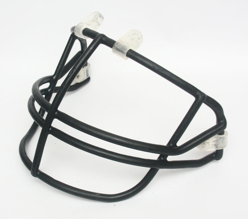 Vintage Game Used Schutt NOPO Adult Football Helmet Facemask w Clips Black - JJE