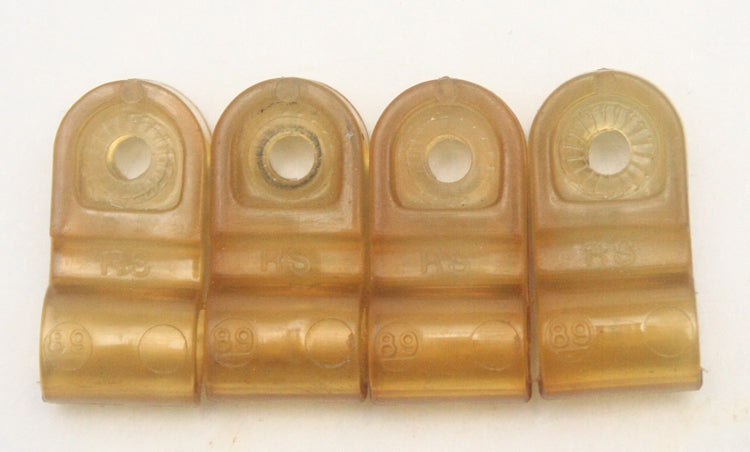 Vintage Game Used 1989 Schutt Football Helmet Facemask Clips 021925M