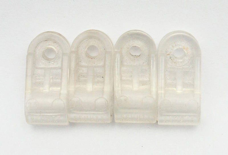 Vintage Game Used Schutt 25 Football Helmet Facemask Clips 925B