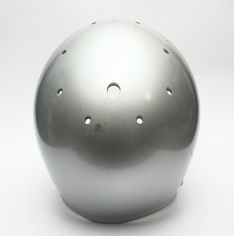 Vintage Game Used 1990s Schutt Pro Air II Large Football Helmet Shell - Silver