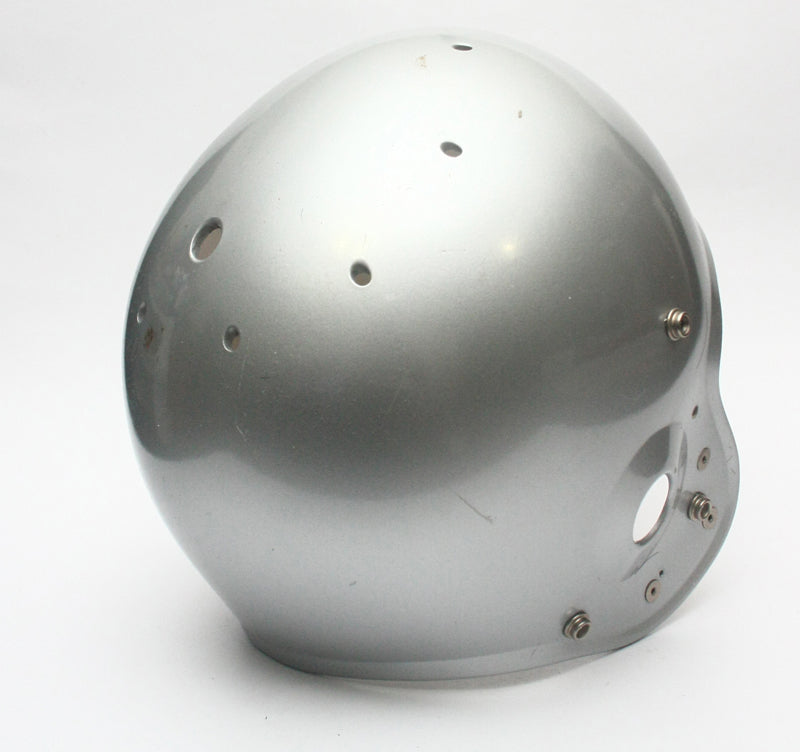 Vintage Game Used 1990s Schutt Pro Air II Large Football Helmet Shell - Silver