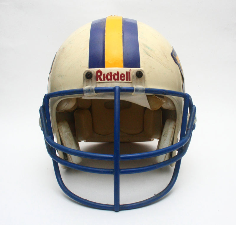 Vintage Game Used 1990s Pine Tree Pirates Riddell VSR 2 Football Helmet Size L