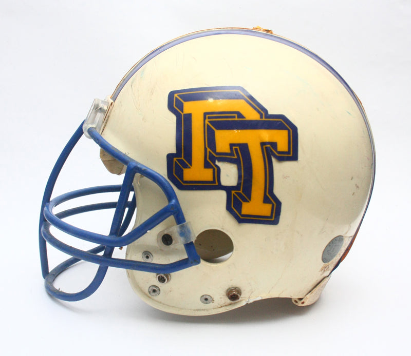 Vintage Game Used 1990s Pine Tree Pirates Riddell VSR 2 Football Helmet Size L