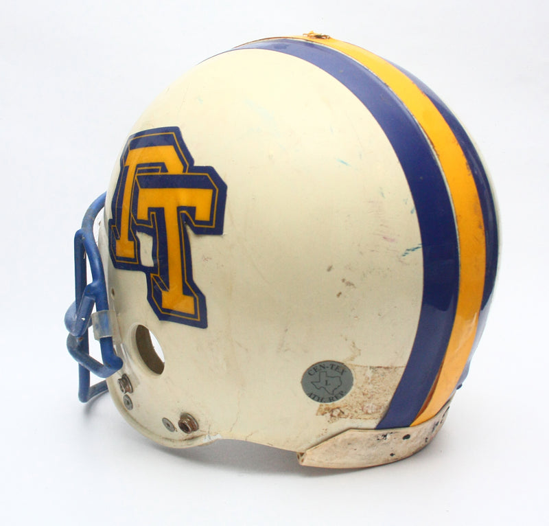 Vintage Game Used 1990s Pine Tree Pirates Riddell VSR 2 Football Helmet Size L