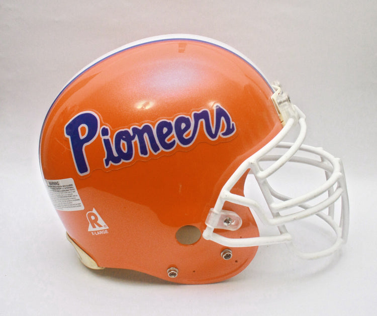 Game Used 1990s UWP Pioneers Riddell VSR4 XL Football Helmet