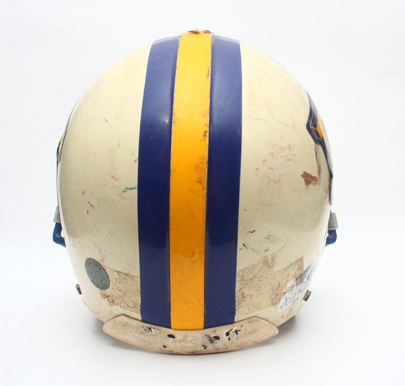 Vintage Game Used 1990s Pine Tree Pirates Riddell VSR 2 Football Helmet Size L