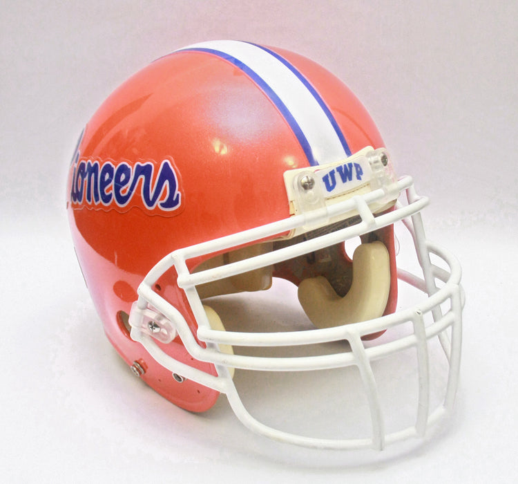 Game Used 1990s UWP Pioneers Riddell VSR4 XL Football Helmet