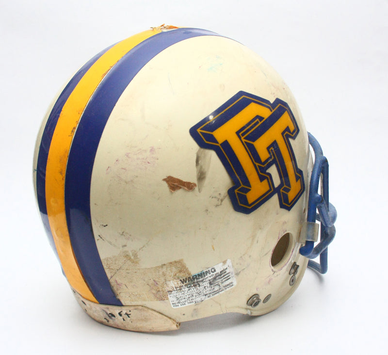 Vintage Game Used 1990s Pine Tree Pirates Riddell VSR 2 Football Helmet Size L
