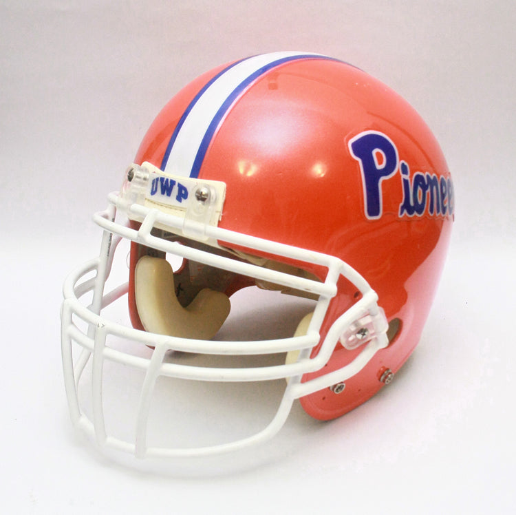 Game Used 1990s UWP Pioneers Riddell VSR4 XL Football Helmet
