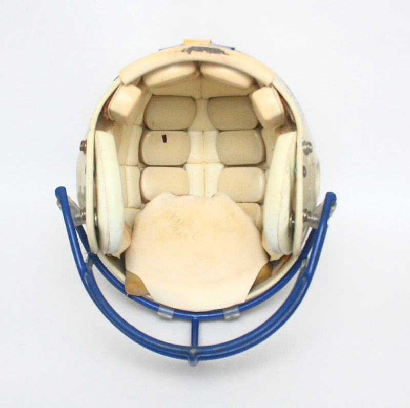 Vintage Game Used 1990s Pine Tree Pirates Riddell VSR 2 Football Helmet Size L