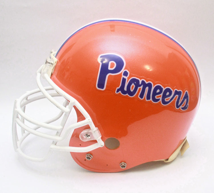 Game Used 1990s UWP Pioneers Riddell VSR4 XL Football Helmet