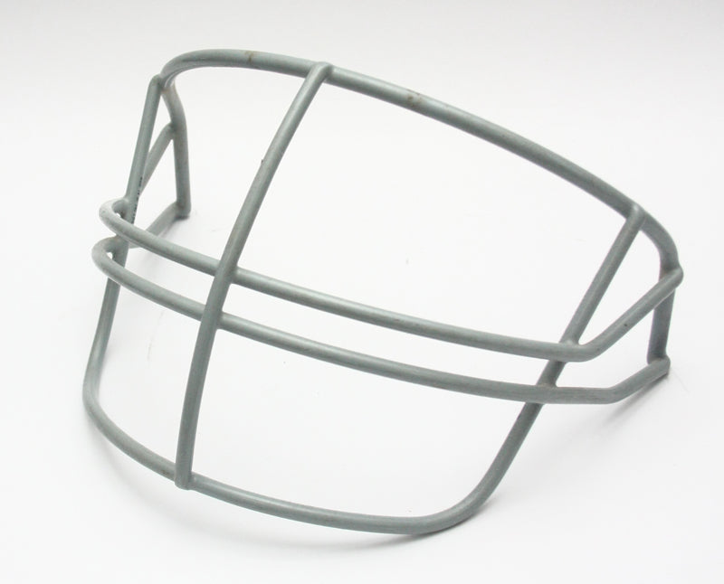 Vintage 1980s Game Used Schutt NOPO Football Helmet Facemask - Grey - Youth