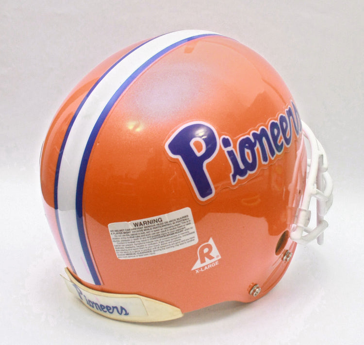 Game Used 1990s UWP Pioneers Riddell VSR4 XL Football Helmet